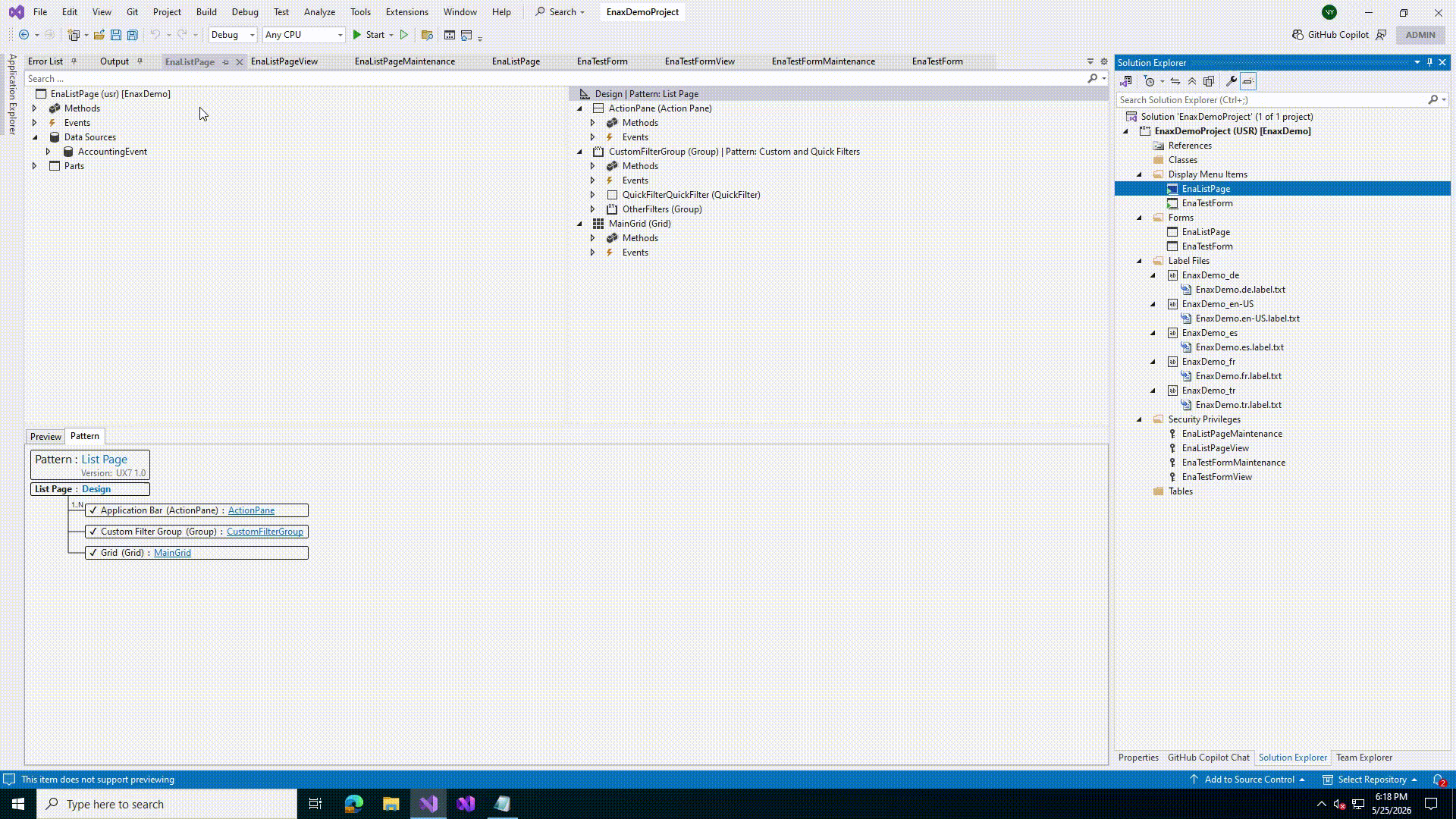Main UI