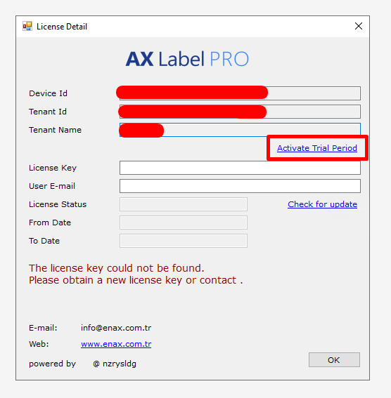 Main UI