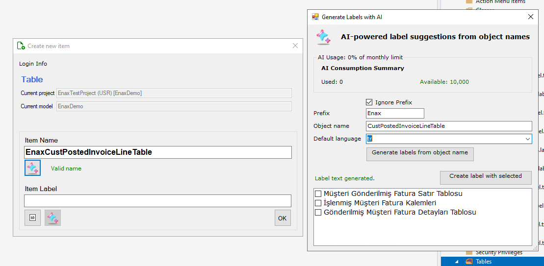 Main UI